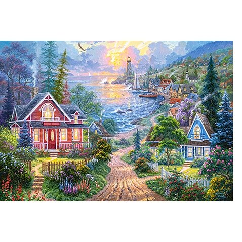 Castorland dėlionė COASTAL LIVING 1500 det – vaizdas 2