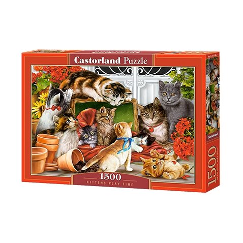Castorland KITTENS PLAY TIME dėlionė 1500 det – pagrindinis vaizdas