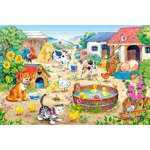 Castorland dėlionė FARM 60 det – vaizdas 2