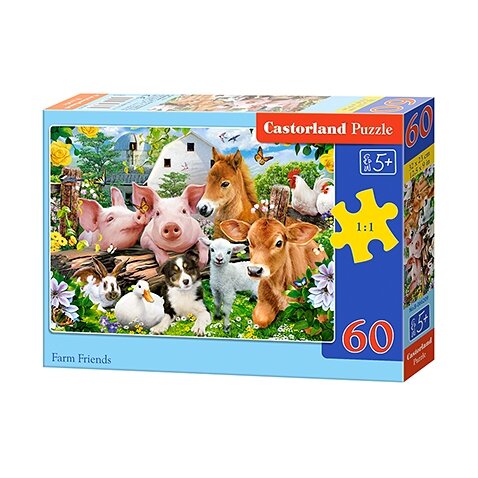 Castorland dėlionė FARM FRIENDS 60 det – pagrindinis vaizdas