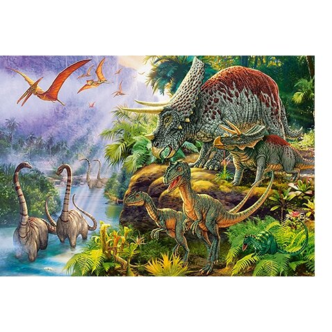Castorland dėlionė Dinosaur Valley 500 det – vaizdas 2