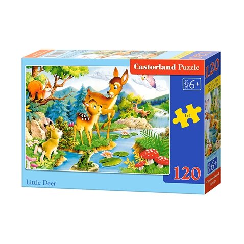 Castorland dėlionė LITTLE DEER 120 det – vaizdas 2
