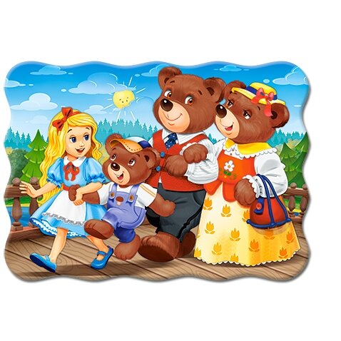Castorland dėlionė Goldilocks and Three Bears 30 det – vaizdas 2