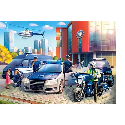 Castorland dėlionė POLICE STATION 120 det – vaizdas 2