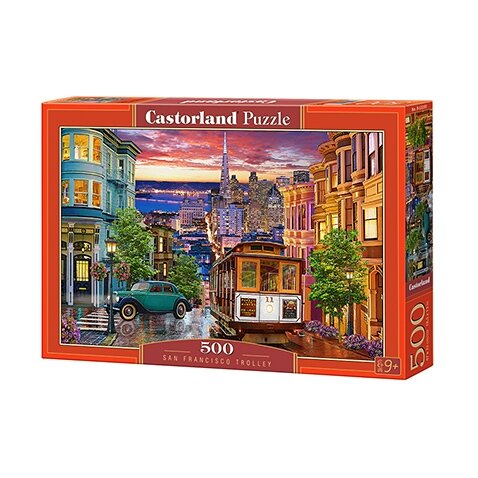 Castorland dėlionė San Francisco Trolley 500 det – pagrindinis vaizdas