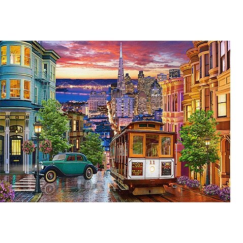 Castorland dėlionė San Francisco Trolley 500 det – vaizdas 2