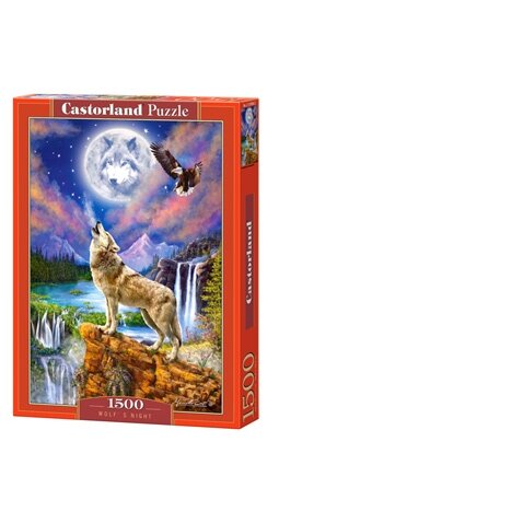 Castorland dėlionė WOLF'S NIGHT 1500 det – pagrindinis vaizdas