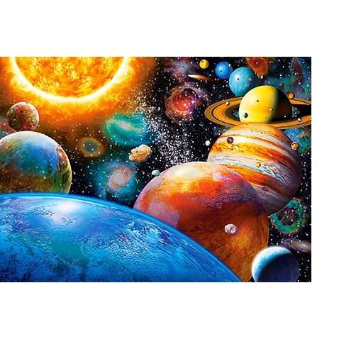 Castorland dėlionė PLANETS AND THEIR MOONS 300 det – vaizdas 2