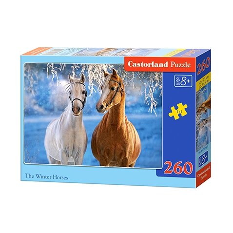 Castorland dėlionė THE WINTER HORSES 260 det – pagrindinis vaizdas