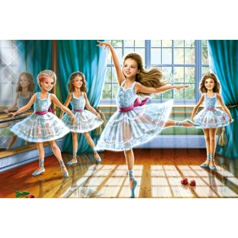 Castorland dėlionė LITTLE BALLERINAS 260 det – vaizdas 2