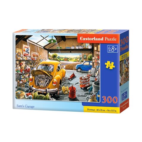 Castorland dėlionė SAM'S GARAGE 300 det – pagrindinis vaizdas