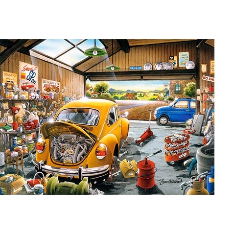 Castorland dėlionė SAM'S GARAGE 300 det – vaizdas 2