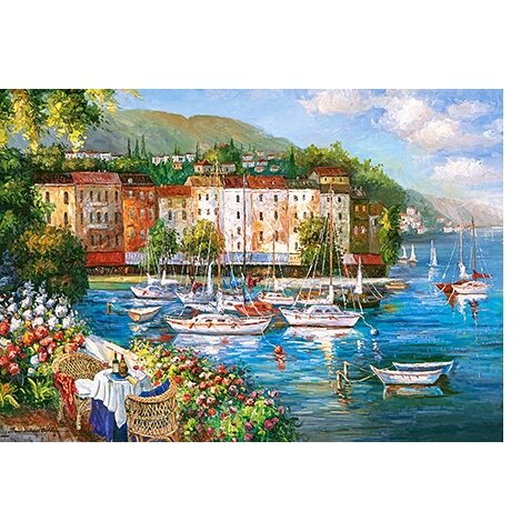 Castorland dėlionė Harbour of Love 500 det – vaizdas 2