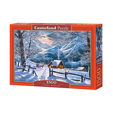 Castorland dėlionė Snowy Morning 1500 det – pagrindinis vaizdas