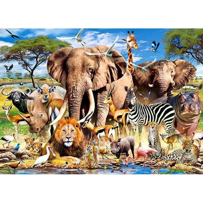Castorland dėlionė SAVANNA ANIMALS 260 det – vaizdas 2