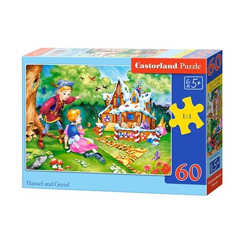 Castorland dėlionė HANSEL AND GRETEL 60 det – vaizdas 3