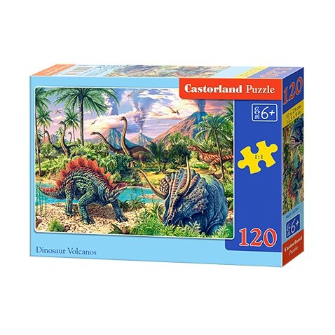 Castorland dėlionė DINOSAUR VOLCANOS 120 det – pagrindinis vaizdas