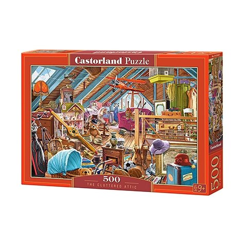 Castorland dėlionė The Cluttered Attic 500 det – pagrindinis vaizdas