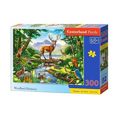Castorland dėlionė WOODLAND HARMONY 300 det – pagrindinis vaizdas