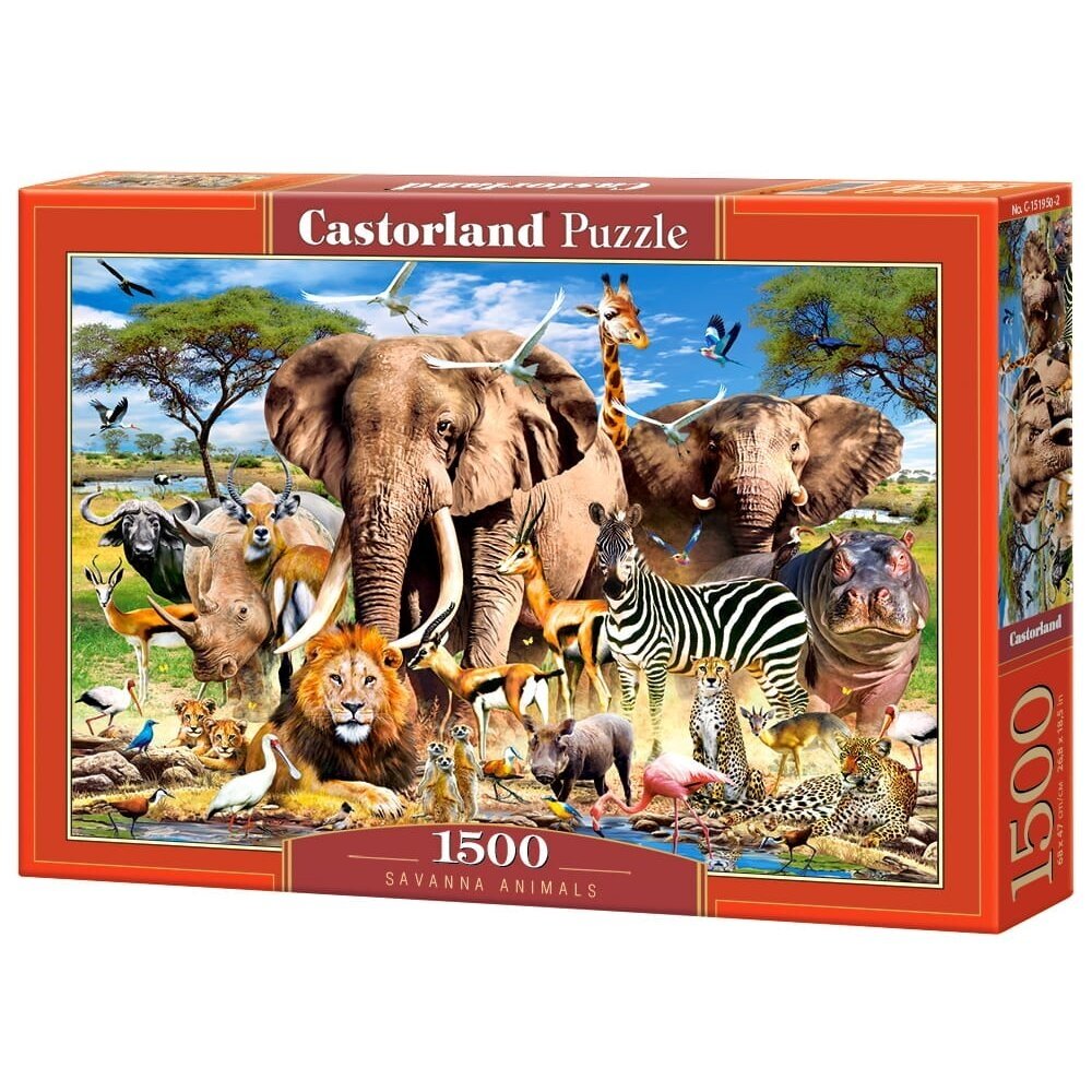 Castorland dėlionė Savanna Animals 1500 det – pagrindinis vaizdas