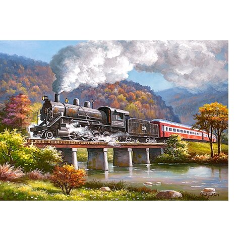 Castorland dėlionė Iron Horse 500 det – vaizdas 2