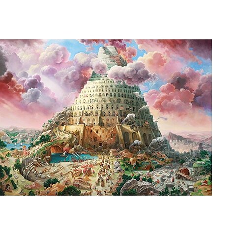 Castorland dėlionė TOWER OF BABEL 3000 det – vaizdas 2