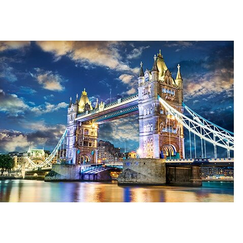 Castorland dėlionė TOWER BRIDGE, LONDON, ENGLAND 1500 det – vaizdas 2