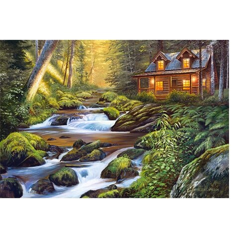 Castorland dėlionė Creek Side Comfort 1000 det – vaizdas 2