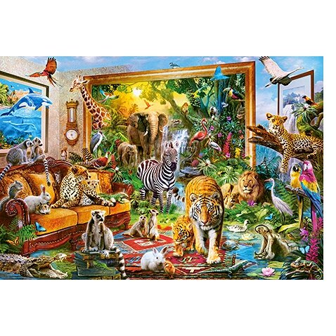 Castorland dėlionė COMING TO ROOM 1000 det – vaizdas 2