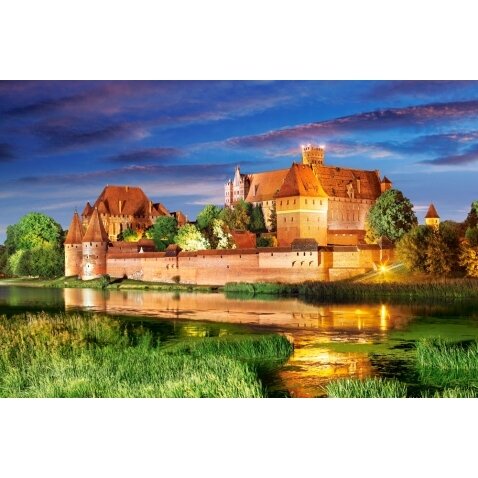 Castorland dėlionė MALBORK CASTLE, POLAND 1000 det – vaizdas 2