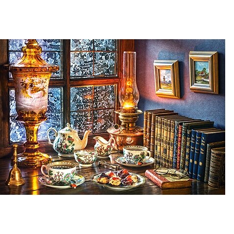 Castorland dėlionė AFTERNOON TEA 1000 det – vaizdas 2