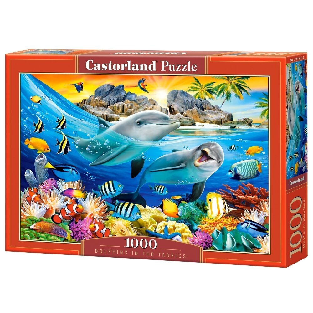 Castorland dėlionė DOLPHINS IN THE TROPICS 1000 det – pagrindinis vaizdas