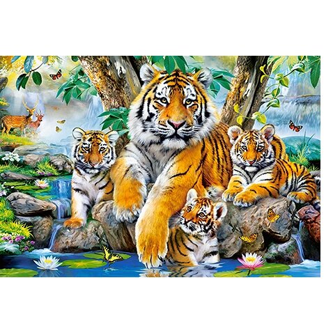 Castorland dėlionė PETS IN THE PARK 1000 det – vaizdas 4