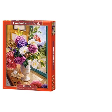 Castorland dėlionė STILL LIFE WITH HYDRANGEAS 1000 det – pagrindinis vaizdas