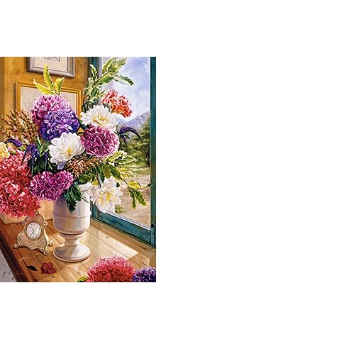 Castorland dėlionė STILL LIFE WITH HYDRANGEAS 1000 det – vaizdas 2