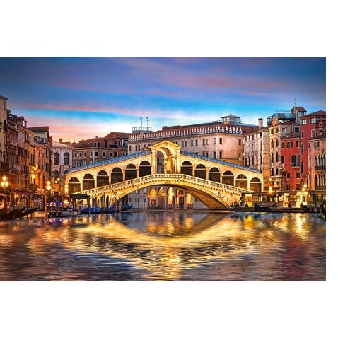 Castorland dėlionė Rialto by Night 1000 det – vaizdas 2