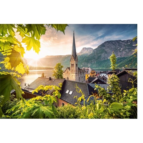 Castorland dėlionė POSTCARD FROM HALLSTATT 1000 det – vaizdas 2