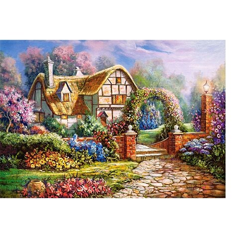 Castorland dėlionė Wiltshire Gardens 500 det – vaizdas 2