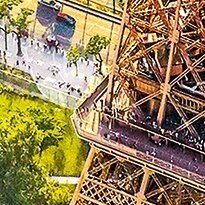 Cherry Pazzi dėlionė View over Paris Eiffel Towe 1000 det – vaizdas 7