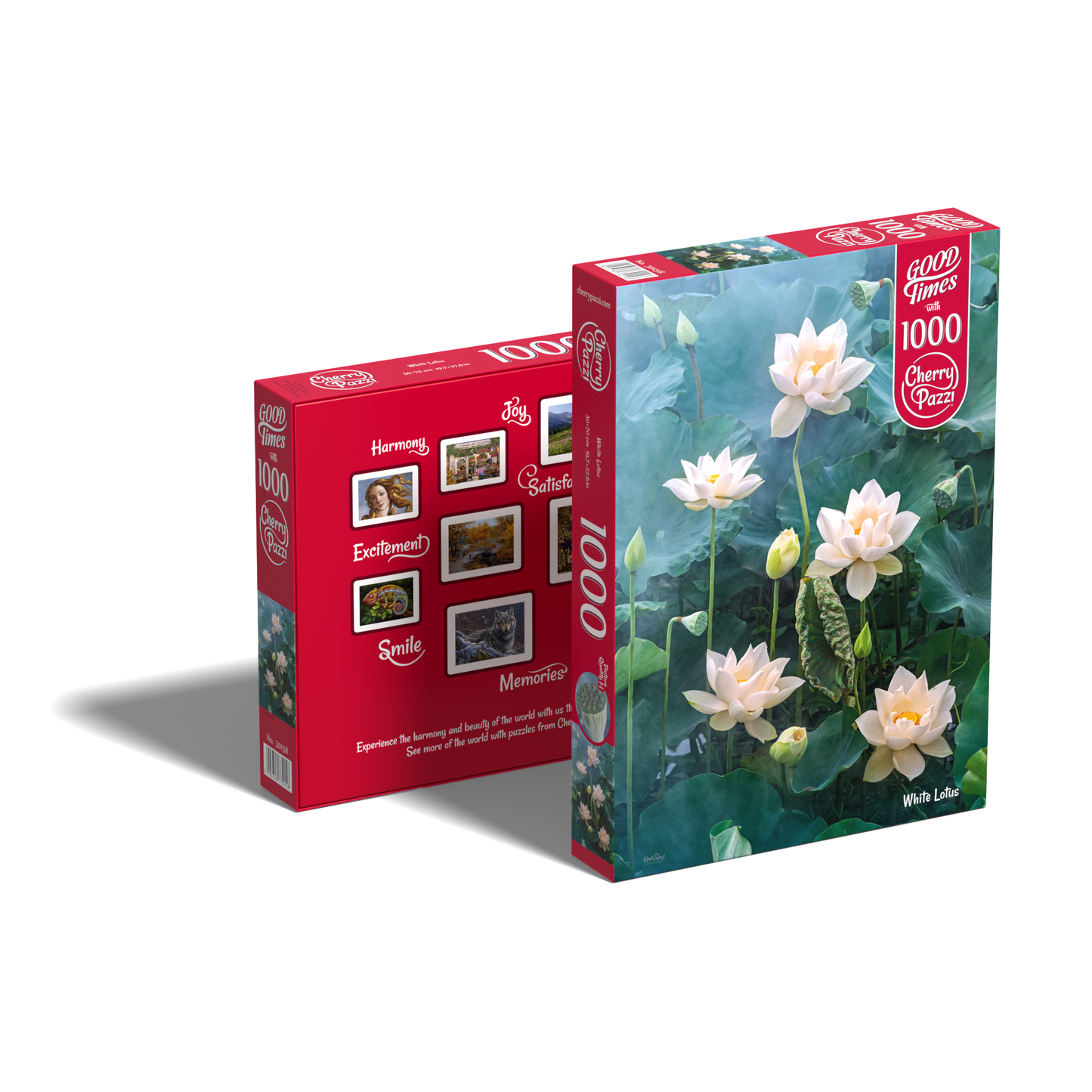 Cherry Pazzi dėlionė White Lotus 1000 det – vaizdas 2