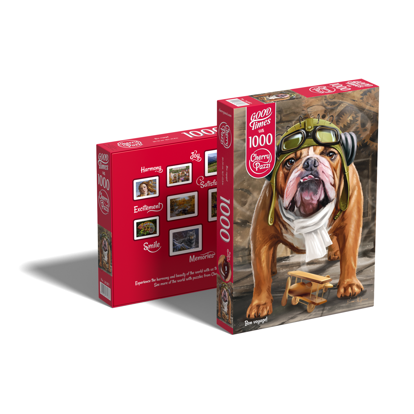 Cherry Puzzi dėlionė Bon voyage 1000 det – vaizdas 2