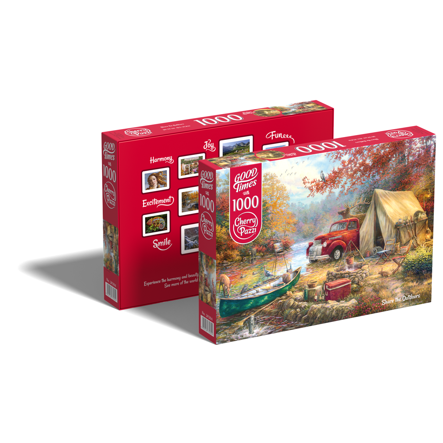 Cherry Puzzi dėlionė Share the Outdoors 1000 det – vaizdas 2