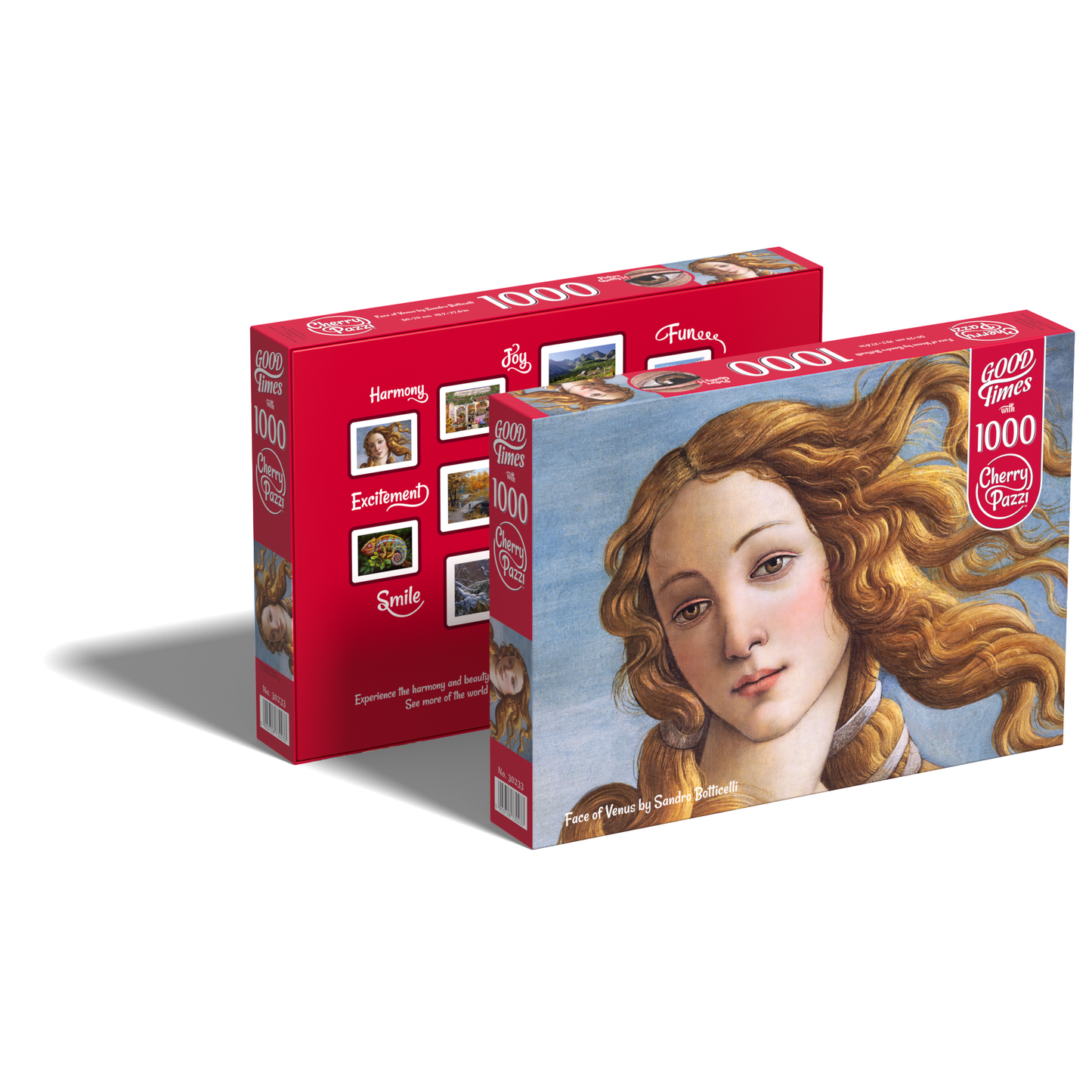 Cherry Pazzi dėlionė Face of Venus by Sandro Botticelli 1000 det – vaizdas 3