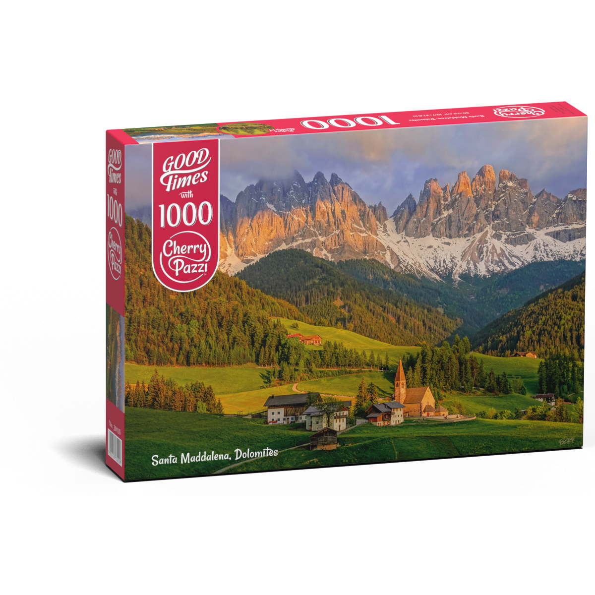 Cherry Pazzi dėllionė Santa Maddalena, Dolomites 1000 det – pagrindinis vaizdas