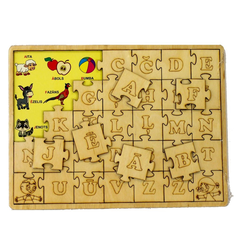 Dėlione Mokomės abėcėlės Latviškas – pagrindinis vaizdas