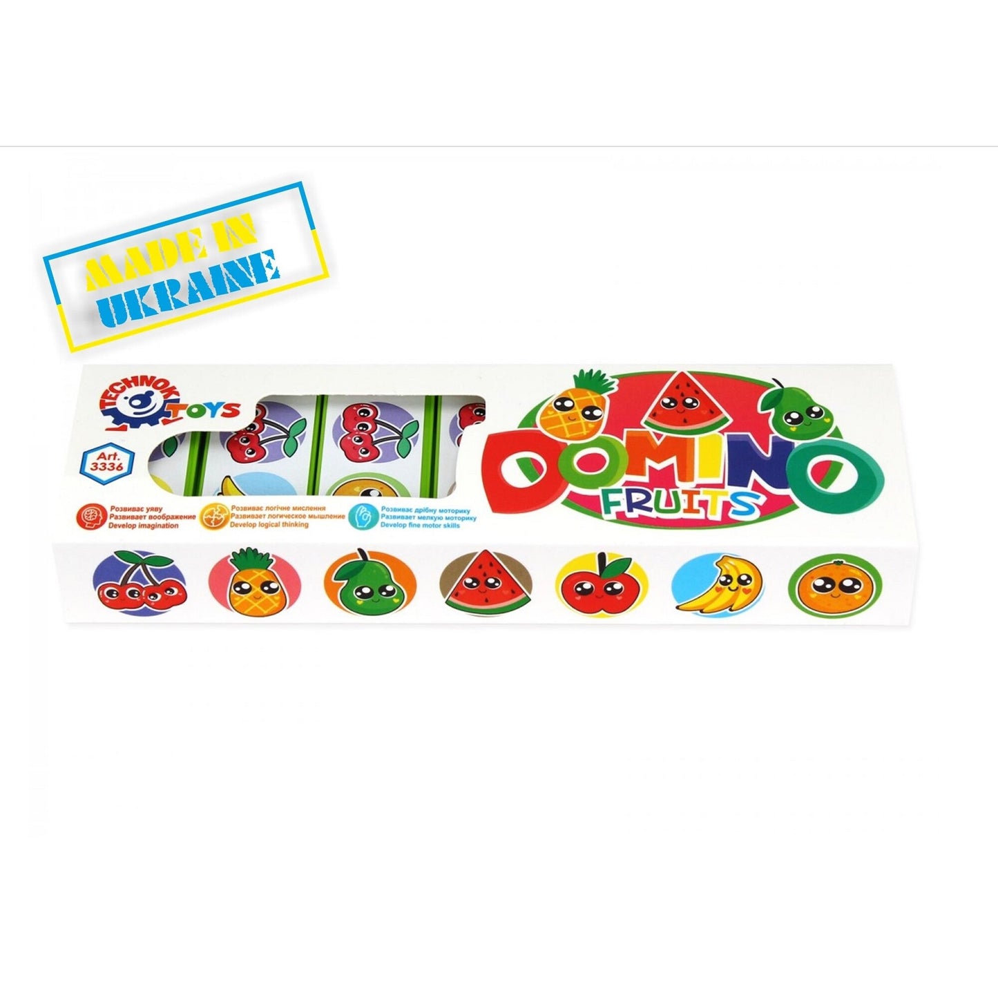 Domino žaidimas Vaisiai Technok – pagrindinis vaizdas