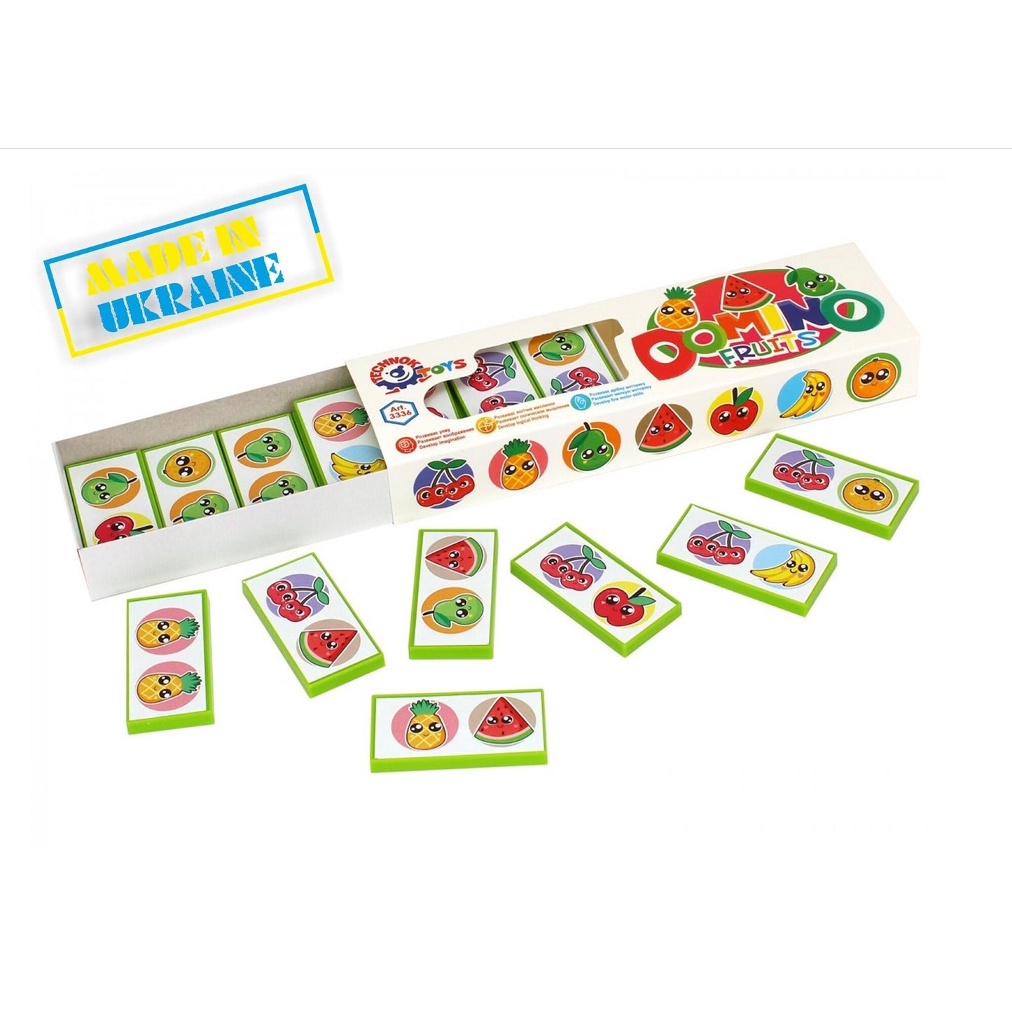 Domino žaidimas Vaisiai Technok – vaizdas 2