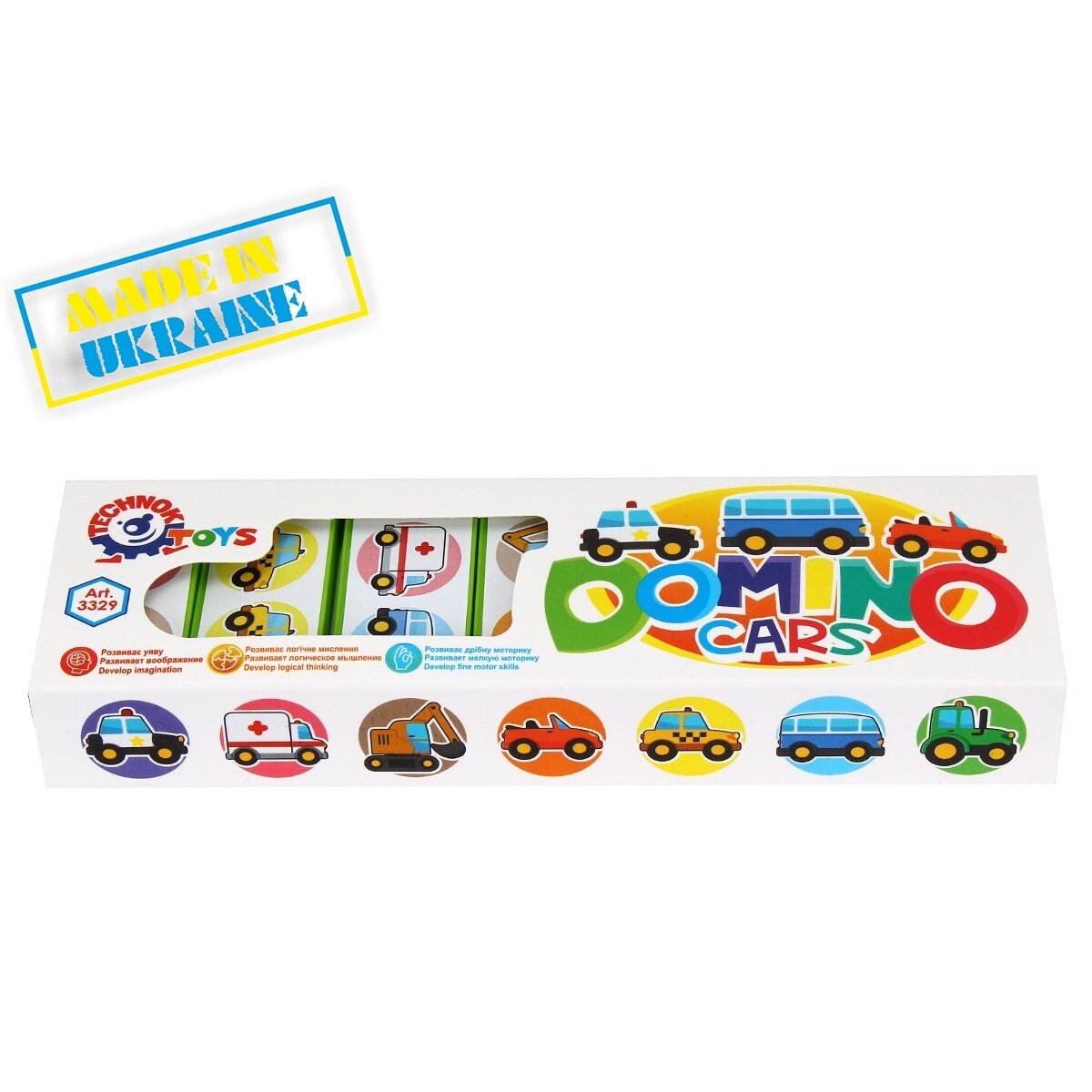 Domino žaidimas Automobiliis Technok 3329, pagrindinis vaizdas