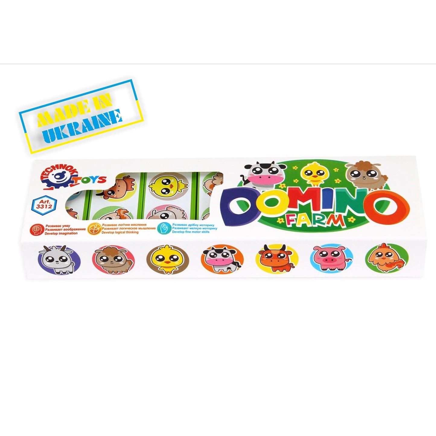 Domino žaidimas Ferma Technok 3312, pagrindinis vaizdas