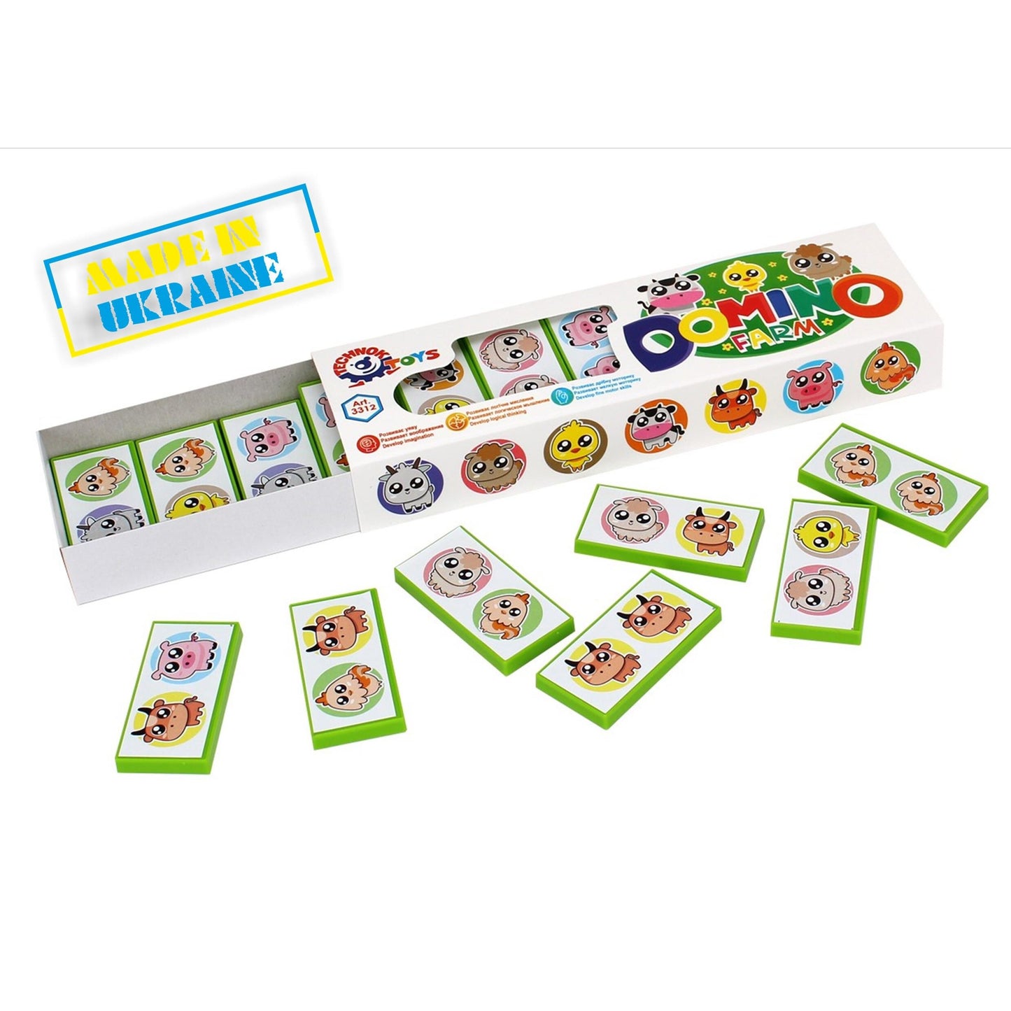 Domino žaidimas Ferma Technok 3312, vaizdas 2